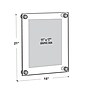 Azar Poster Holder, 11" x 17", Wall Mounted, Gold Acrylic (105508-GLD)~#|#~B7A3DB1B-6AB7-498F-BB901FEEB6167314_sc7