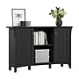 Bush Furniture Salinas Storage Cabinet with Doors, Vintage Black (SAS147VB-03)~#|#~B7A776EA-409B-4C52-8C11EFCB4ACE2BC0_sc7