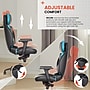 Sharper Image Algrove Comfort-X Ergonomic Swivel Executive Massage Chair, Black/Blue (60117-BLKBLU)~#|#~B7A7F887-4D93-4972-A3F24E5D857A0D49_sc7