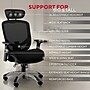 Staples Hyken XL Ergonomic Fabric Swivel Big & Tall Chair, Black (ST63145)~#|#~B7ABDB39-0F7B-4C67-AAB4EDE624DAC11D_sc7