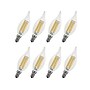 Viribright 4.5-Watts Warm White LED Bent-Tip Antique Retro Filament Bulb, 8/Box (450132-ES)~#|#~B7AC1D88-E7E5-458D-9FC762337D734ED3_sc7