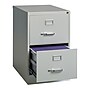 Hirsh 2-Drawer Vertical File Cabinet, Legal Size, Lockable, 28.37"H x 18"W x 25"D, Light Gray (14414)~#|#~B7B0AB7A-E260-48AE-B10F92874B23D88D_sc7