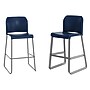 Flash Furniture Hercules Kenai Classic Plastic Stacking Full Back Bar Stools, 3-Pieces (3RUT239AHBSNV)~#|#~B7B62B4E-8E3E-452D-89631FCE0AA62107_sc7