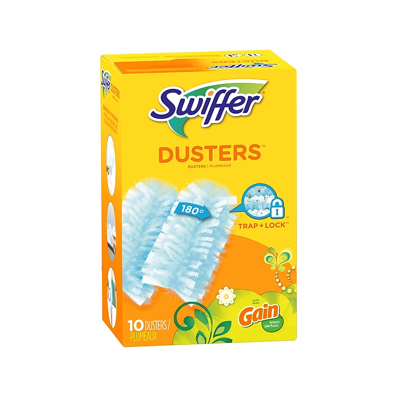 Swiffer Heavy Duty Dusters Refills, Gain, Blue, 10/Pack (08306) image 1