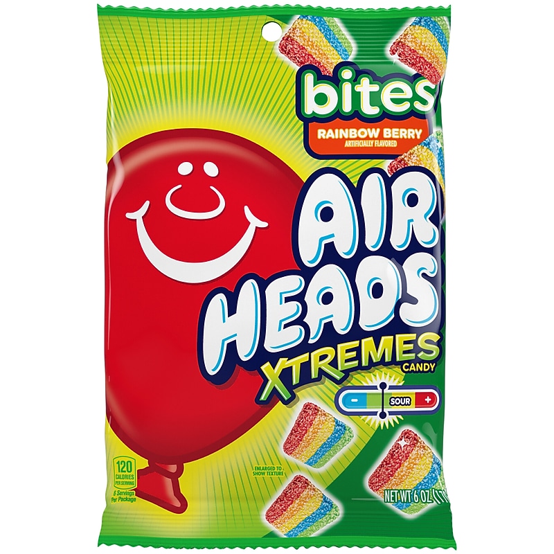 Airheads Xtremes Rainbow Berry  Bites, 6 oz (AHXBITES12) image 1