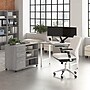 Bush Business Furniture Hustle 48"W Computer Desk and Storage Cabinet with Drawers and Shelves, Platinum Gray (HUS007PG)~#|#~B7BD861C-1F85-457D-B8A5FC7AC53D96AB_sc7