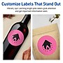Avery Laser/Inkjet Round Multipurpose Labels, 3.5" Dia., Bright Pink, 160/Pack (94514)~#|#~B7BEA4B9-17A0-4025-BACCAEFD39CDAFFE_sc7