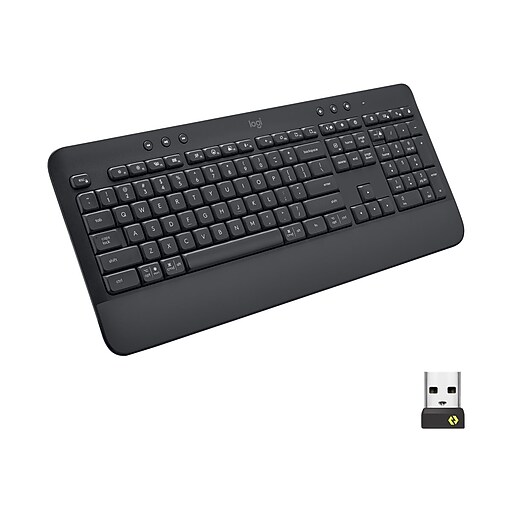Logitech Signature K650 Comfort FullSize Wireless Keyboard, Graphite