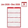 2026 Staples 32" x 48" Yearly Dry Erase Wall Calendar, White/Red (ST56781-26)~#|#~B7C73DB0-F4DB-49E6-BAE966917B61A2D8_sc7