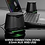 ENHANCE SB2 Computer Speaker System, Black/Green LEDs (ENPCSB2100GNWS)~#|#~B7DDD9FC-E3D3-485D-937C7E4FF1247C79_sc7