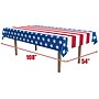 Beistle Fourth of July 54" x 108" Stars & Stripes Plastic Tablecover, 2/Pack (56591)~#|#~B7E2EA61-B65B-4B3F-B064F9C9567B4290_sc7