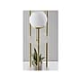 Adesso Bianca 63" Antique Brass Floor Lamp with 3 Globe Shades (4023-21)~#|#~B7E71042-29AE-4F71-A6A91E0A7C55152F_sc7