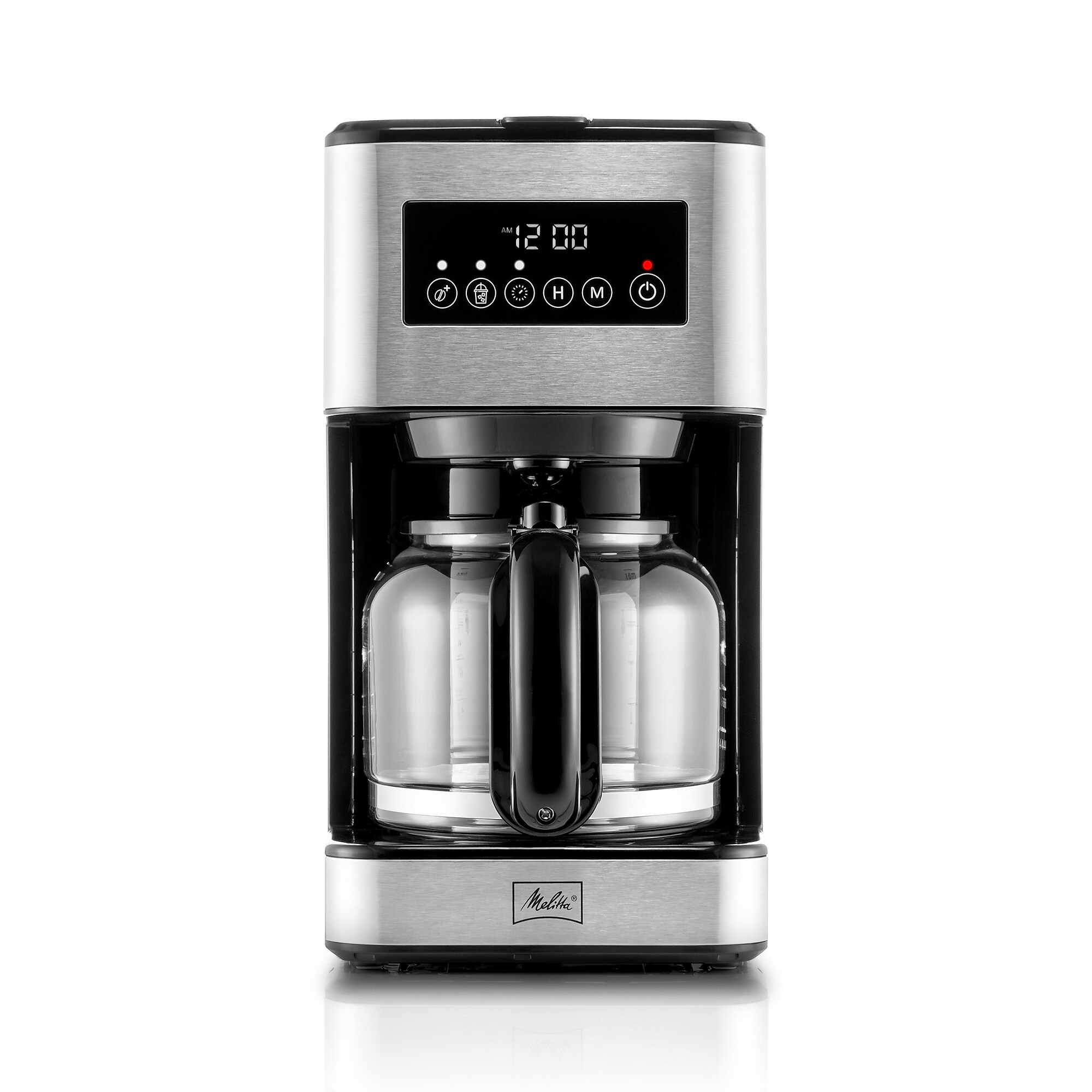 Melitta Aroma Tocco Plus 12-Cups Automatic Drip Coffee Maker, Black/Stainless Steel (MCM011PULBK0) Sansujyuku sansujyuku.com