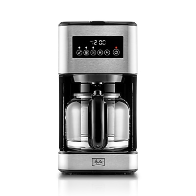 Melitta Aroma Tocco Plus 12-Cups Automatic Drip Coffee Maker, Black/Stainless Steel (MCM011PULBK0) Sansujyuku sansujyuku.com