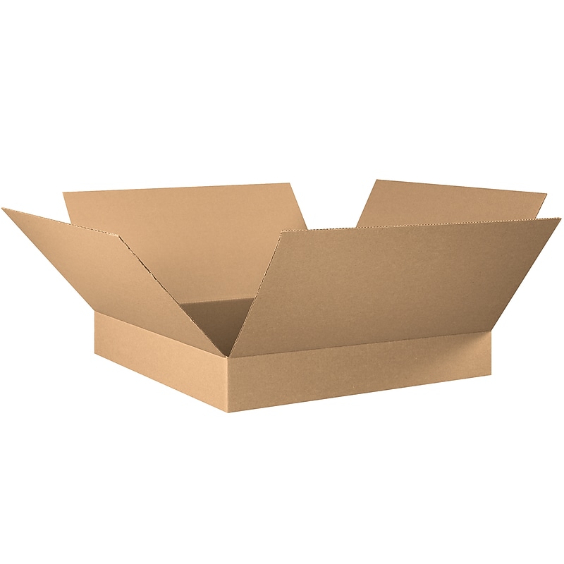 30" x 30" x 6" Shipping Boxes, 32 ECT, Brown, 15/Bundle (30306) image 1