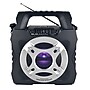 QFX Wireless Retro Jukebox-Style Portable Bluetooth AM/FM/Shortwave Radio with Flashlight & Solar Panel, Black (R-45)~#|#~B7F2933C-DDE2-4B4D-831182A458B612E3_sc7