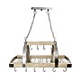 Elegant Designs 2 Light LED Kitchen Pot Rack with Downlights, Wood (PR1001-WOD)~#|#~B7F47642-A2C2-478B-85169901EB71BA68_sc7
