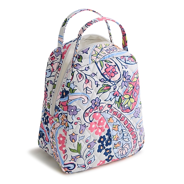 Vera Bradley Insulated Lunch Bag, Maddalena Paisley/Oyster