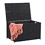 Household Essentials 125.6 Quart Sturge Chest, Wicker, Black (ML-7135)~#|#~B8044872-E8B0-4199-BEB21D9370A4E28D_sc7
