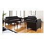 Alera Reception Lounge Series Leather Club Chair, Black (ALERL23LS10B)~#|#~B80D40EC-6530-46BF-940FB368C416B47A_sc7