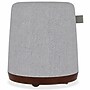 MUM Perch Fabric Round Sitting Stool Ottoman, Gray (PSF5020)~#|#~B80D747D-6936-4643-A18404A9FB073701_sc7