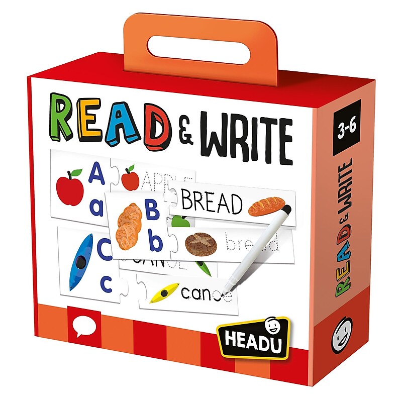 Headu Read & Write Puzzles, 79/Set (HDUEN20966) image 1