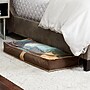 Household Essentials 6" Under Bed Storage Bag with Clear Top, Brown (HH66062)~#|#~B81692C3-AD2A-4B00-A4A51C4BCE539EBF_sc7