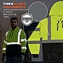 GloWear 8311BK High Visibility Long Sleeve Black Bottom Hooded Sweatshirt, ANSI Type R Class 3, Lime, Large (22874)~#|#~B816AD6D-F8F9-4DF9-B958A4C57CDB215F_sc7