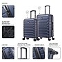 InUSA Trend 2-Piece Hardside Spinner Luggage Set, TSA Checkpoint Friendly, Blue (IUTRE0SM-BLU)~#|#~B81B879C-08EE-42DE-80F8A4FA0A5F60E9_sc7