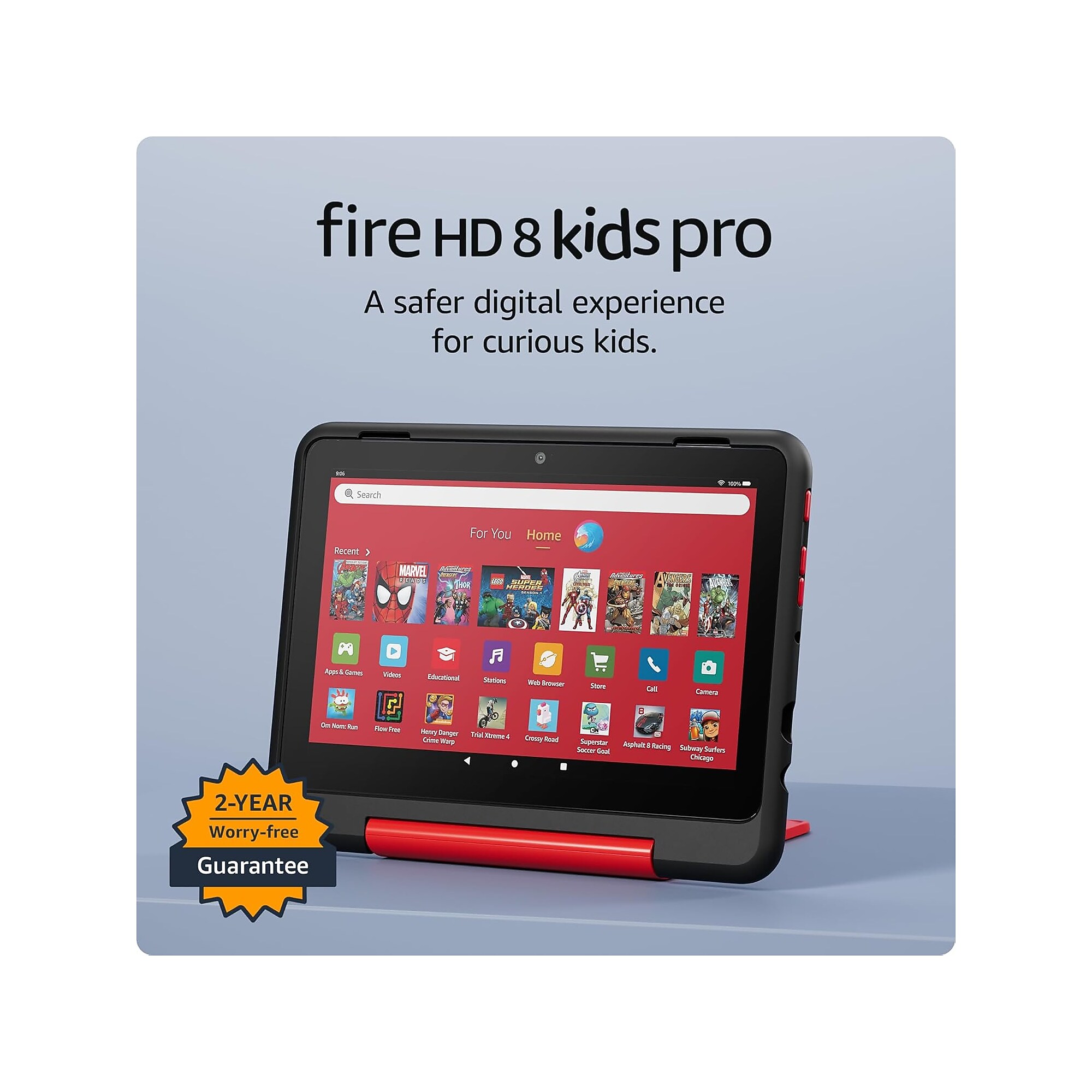 Amazon Fire HD 8″ Kids Pro Tablet, Marvel Avengers (B0D38DHQG1) Sansujyuku sansujyuku.com
