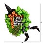 Nearly Natural Halloween Witch Broom and Hat Mesh Wreath, 26" (W1210)~#|#~B820E2B1-2693-4465-AB1652C166715925_sc7