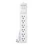 CyberPower B6012 Essential 6-Outlet Surge Protector, 12 ft. Cord, 600J Surge Suppression, White~#|#~B820EF0B-20F8-4E3B-818613D6159A626A_sc7
