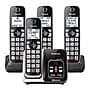 Panasonic 4-Handset Cordless Phone System with Digital Answering System, Bluetooth & Link2Cell, Black/Silver (KX-TGD864S)~#|#~B8212EFC-B4C5-44FE-90EC6B8380B3AE36_sc7