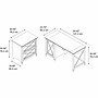 Bush Furniture Key West 54"W Computer Desk with Storage and 2 Drawer Lateral File Cabinet, Bing Cherry (KWS008BC)~#|#~B822205F-055F-4DD2-908033DC5B9B1492_sc7