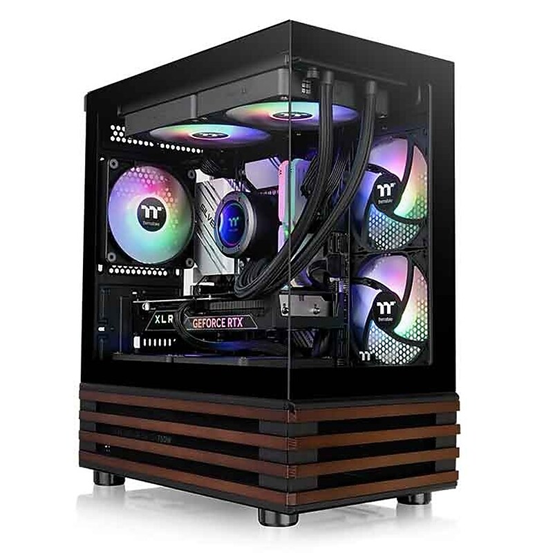 Thermaltake View Micro ATX Micro-Tower Computer Case, Black (CA-1Z4-00M1WN-WS) image 1