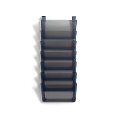 TRU RED™ 7-Pocket Plastic Letter Wall File, Smoke (TR55349) | Staples