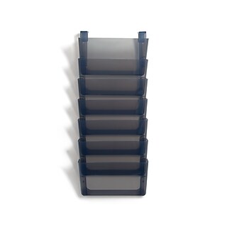 TRU RED™ 7-Pocket Plastic Letter Wall File, Smoke (TR55349) | Staples