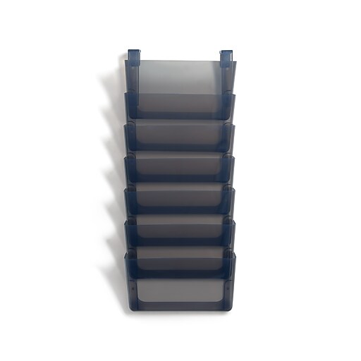 TRU RED™ 7-Pocket Plastic Letter Wall File, Smoke (TR55349) | Staples