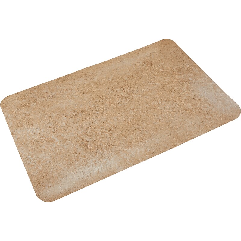 Crown Mats Workers-Delight Slate Anti-Fatigue Mat, 36" x 144", Brown (WX 1232BR) image 1