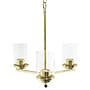 Lalia Home 3-Light 15" Classic Clear Glass and Metal Hanging LED Pendant Chandelier, Gold (LHP-3012-GL)~#|#~B8261344-9B12-4361-A2B38E1126C7EEA1_sc7