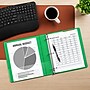 Staples 1" 3-Ring View Binders, D-Ring, Green (58656)~#|#~B828FB55-6F4A-4148-B1709F0AA34E12CE_sc7