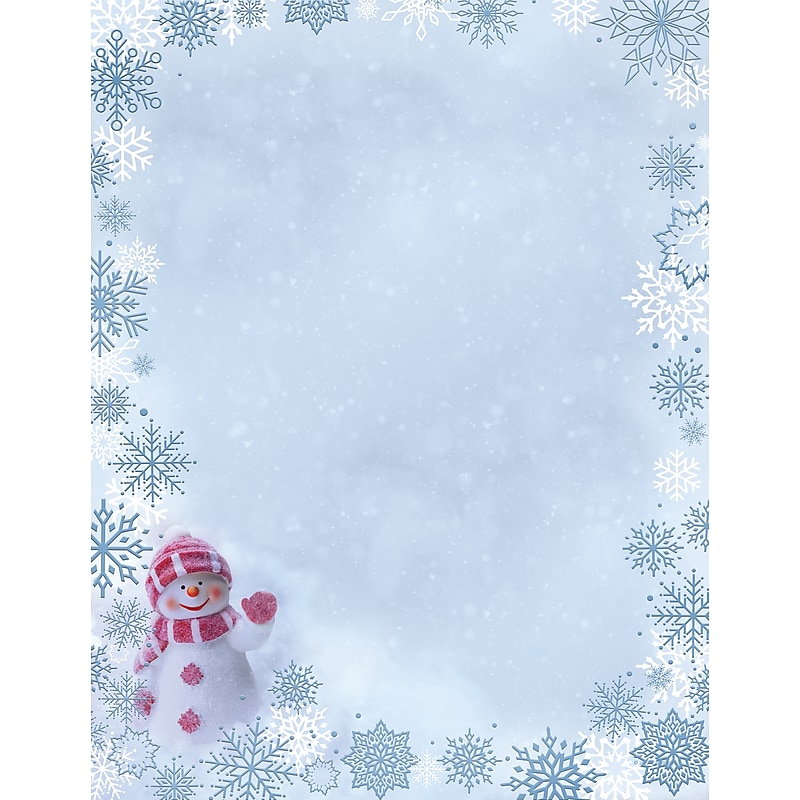Great Papers! Stationery Letterhead Winter Holiday Magic, Multicolor, 50 sheets (2024038) image 1