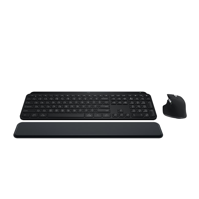 Logitech MX Keys S Wireless Ergonomic Keyboard and Optical Mouse Combo, Black (920-012274) image 1
