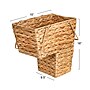 Household Essentials Wicker Stair Basket with Handles, Natural (HE1101)~#|#~B839D519-776B-47AE-992C513EE3722FE0_sc7