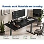 Uncaged Ergonomics Rise Up 60"W Electric Adjustable Bamboo Standing Desk, Black/Gray (RUGBK)~#|#~B83A6FEB-6C72-4B86-8400B18A3BB72E81_sc7