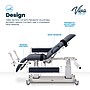 Viva Comfort Electric Height Adjust Imaging Exam Table with Drop Window and Stirrups, 550 lbs Capacity, Blue (ADI903-04-KIT-MK)~#|#~B83D9BED-FA8E-41FF-B1361EFB4A3A907B_sc7