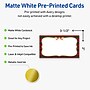 Avery Gold-Red-Green Plaid Matte Blank Card, White, 80/Pack (S00-FEX)~#|#~B83D9DDC-A172-4FE6-A66E233463188BCE_sc7