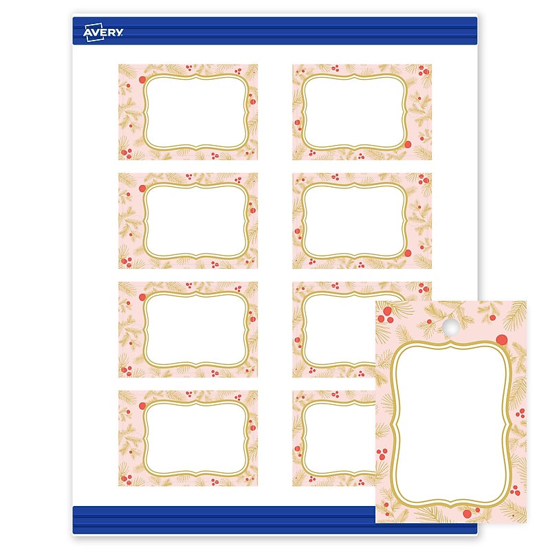 Avery  3" Blank Price & Merchandise Tags, White, 80/Carton (S00-FGD-PRMWT10) image 1