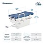 Viva Comfort Pointe Power Electric Pelvic Tilt Exam Table w/Stirrups, Knee Crutches, Hand Rails, 396lbs. Capacity, Blue~#|#~B8485256-1D49-4F14-9E724C00F5B5709B_sc7