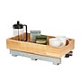 Household Essential Artisan Wood & Steel Pull-Out Cabinet Shelves, Natural (HH4221-1)~#|#~B850CCC4-C724-4AC4-9F817480B2F56333_sc7